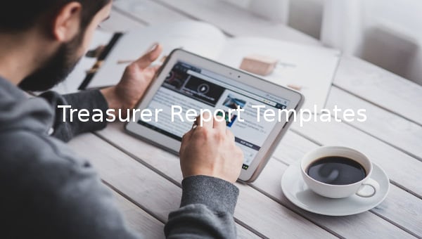 treasurer report templates