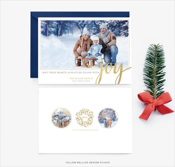 stunning holiday card template