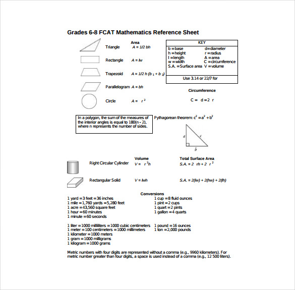 Reference Sheet Template - 34+ Free Word, PDF Documents Download | Free ...