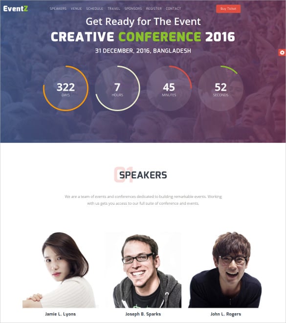 eventz – conference event html5 template1