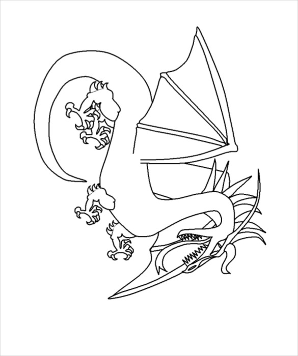 Dragon Coloring Pages - Our 26 Free Dragons to Print and Color