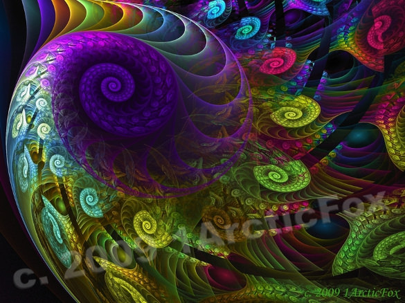 funky peacock trippy background template
