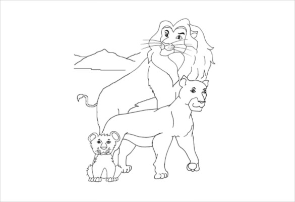 lion family free pdf download