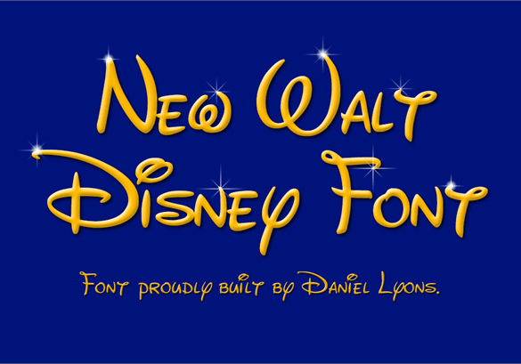 new waltograph font