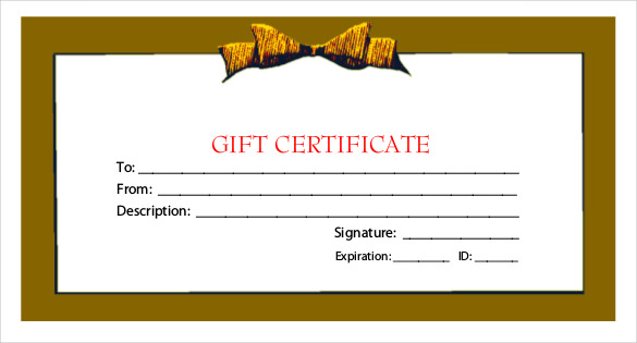 holiday gift template pdf format free download