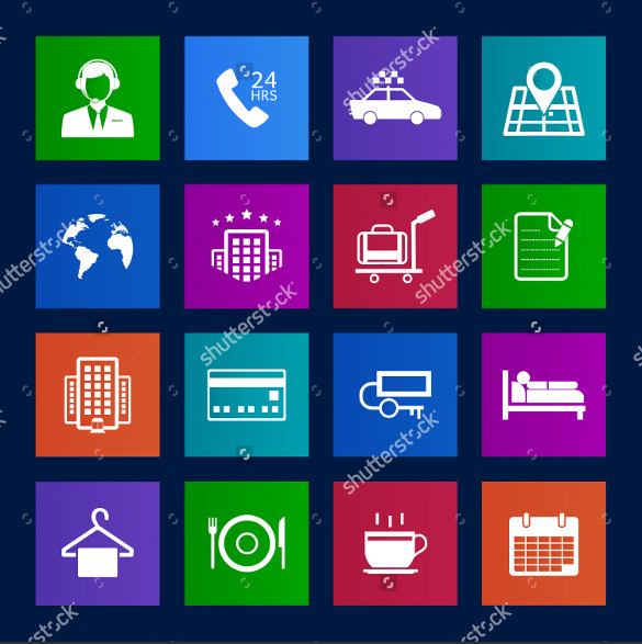 Hotel Icons – 15+ Free PSD, AI, Vector EPS Format Download