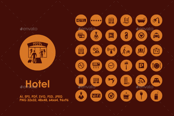 hotel icons download