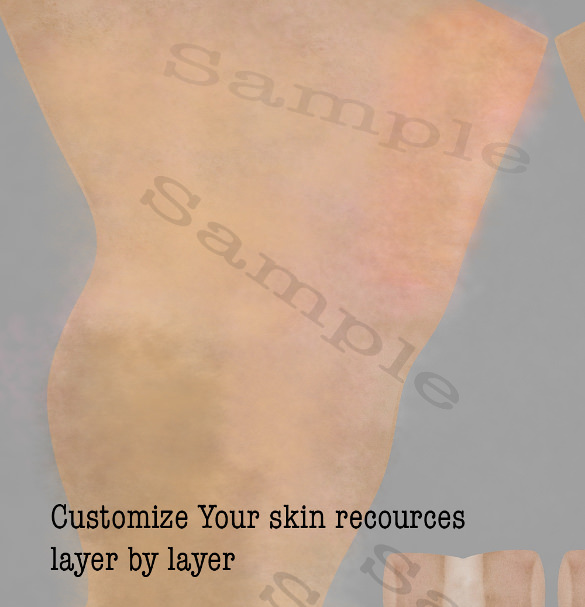 customizable layerd skin brushe