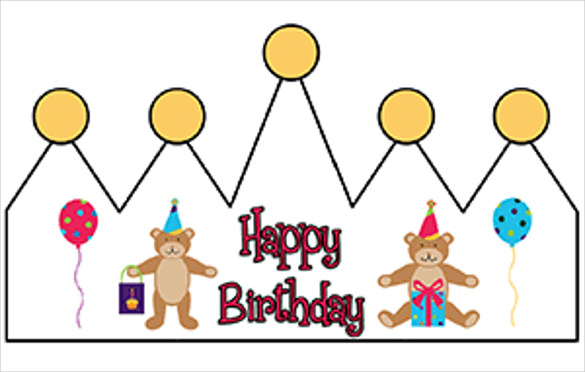 Birthday Crown Printable