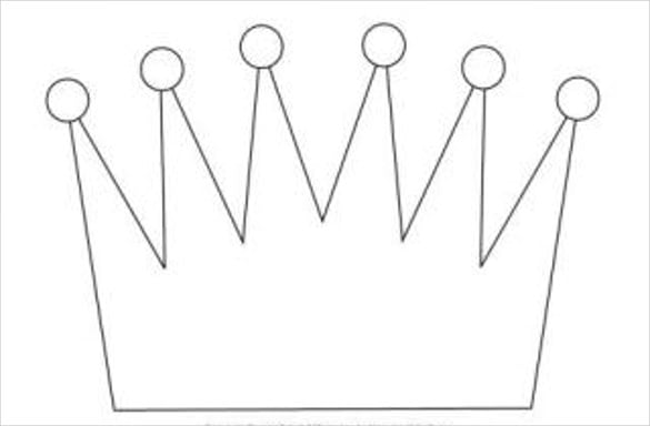 children birthday crown template