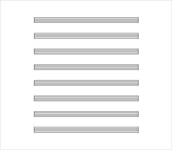 blank music sheet pdf template free download