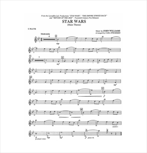 Sheet Music Template 9 Free Word Pdf Documents Download