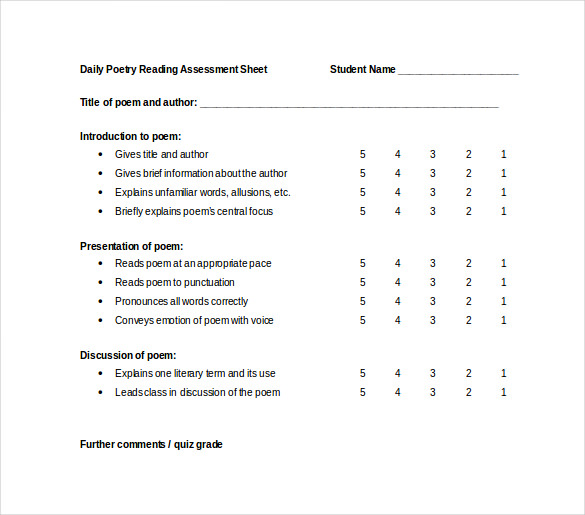 Grade Sheet Template - 37+ Word, Excel, PDF Documents Download