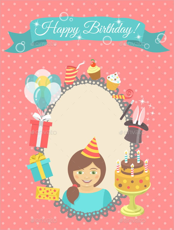 blank birthday templates 23 free psd epsin design format download