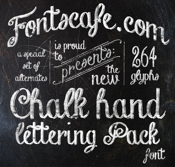 script-font-chalk-hand-lettering-download