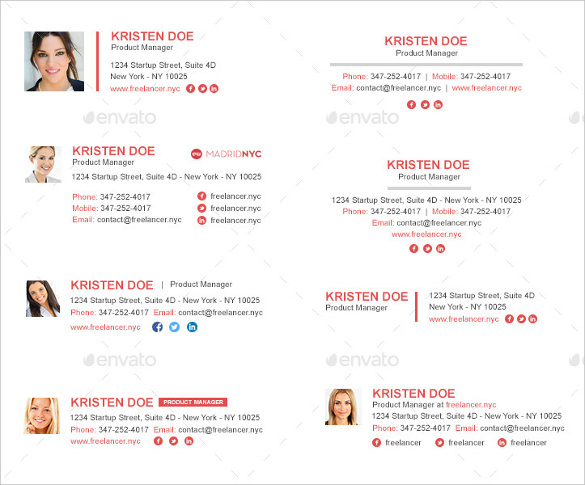 32+ Gmail Signature Templates - Samples, Examples &amp; Format!