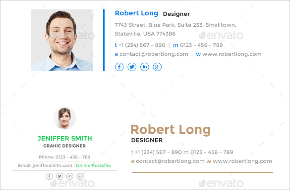 32+ Gmail Signature Templates - Samples, Examples & Format! | Free ...