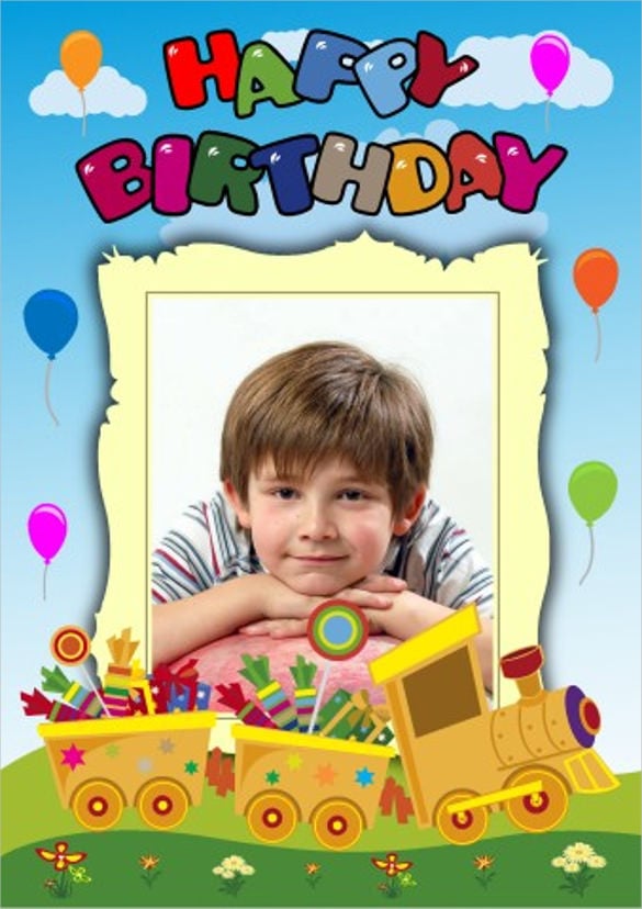 first birthday poster template