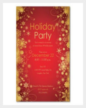 Holiday Invitation Template PDF Format Free Download