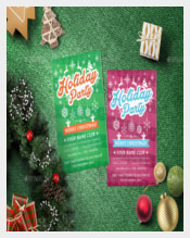 Best Holiday Party Flyer Template