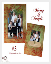 Best Holiday Postcard Template