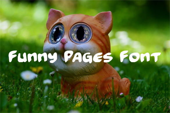 funny pages font template download