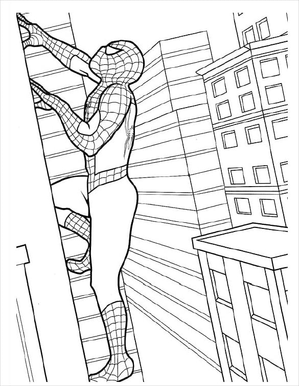 spider-in-action-coloring-page