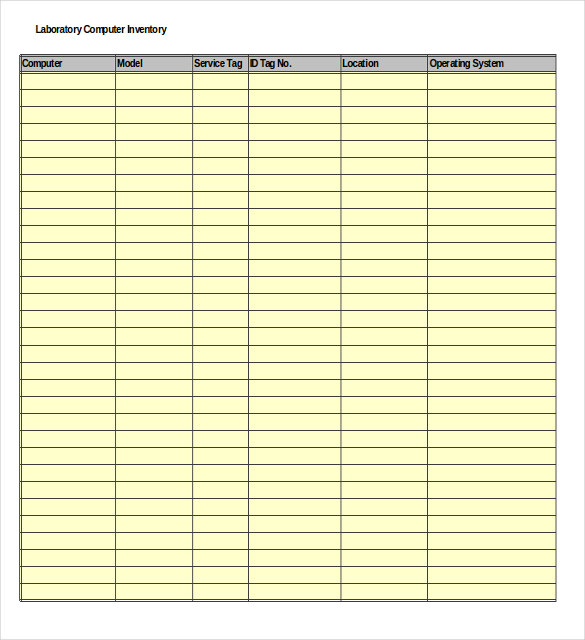 16+ Free Inventory Templates - PDF, Word, Excel, Pages