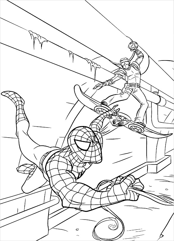 20+ Spider-Man Coloring Pages - PDF, PSD | Free & Premium ...