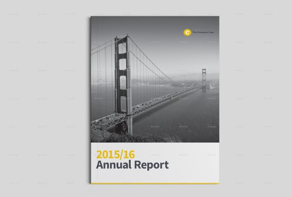 annual report indesign template