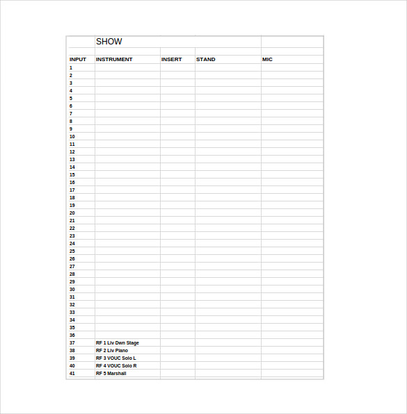 Google Sheet Template 10+ Free Word, Excel, PDF Documents Download