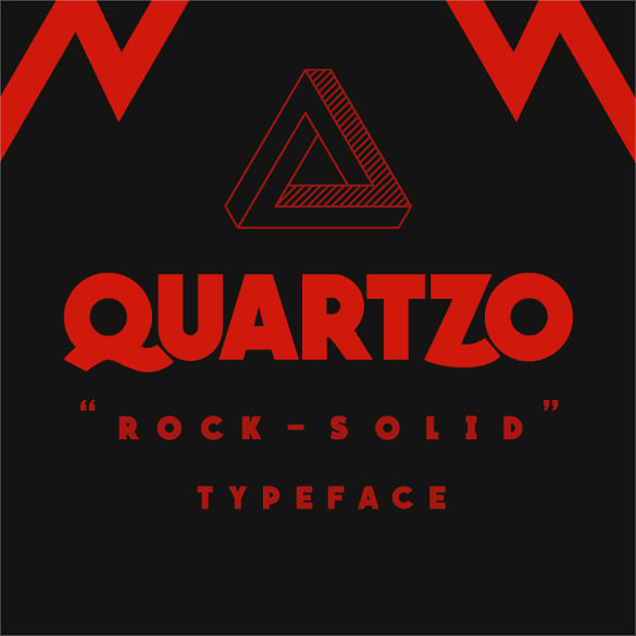 quartzo demo modern font template