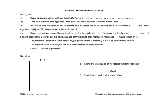 medical certificate template pdf format free template