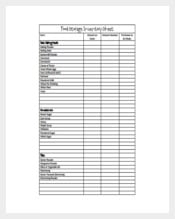 Food Storage Inventory Sheet Free PDF Template
