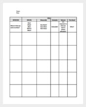 Smart Goal Setting Work Sheet PDF Template Free