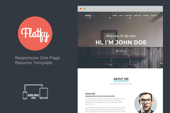 flatfy-responsive-resume-css-format-download