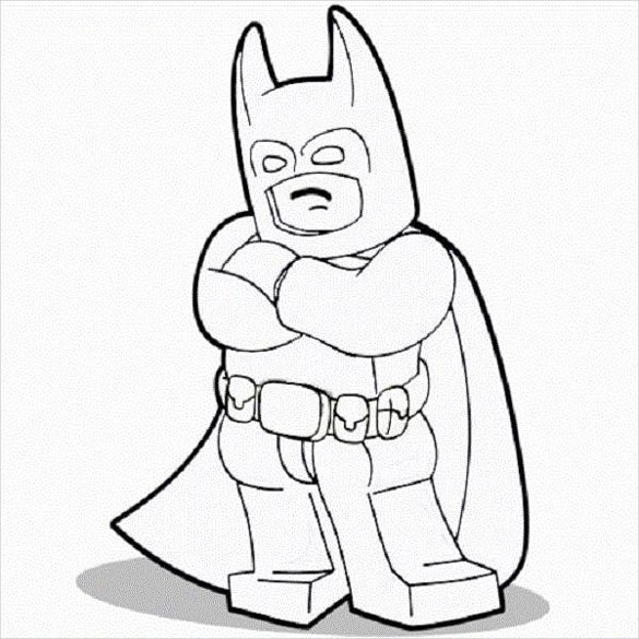 little batman coloring page