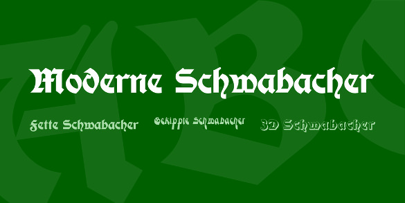 moderne schwabacher font download