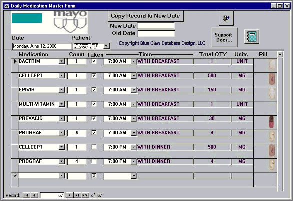 sample microsoft access database for trucking inventory