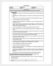 Hotel Sous Chef Job Description PDF Format Free