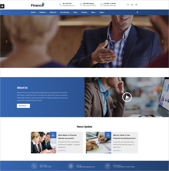 27+ Accounting Website Themes & Templates