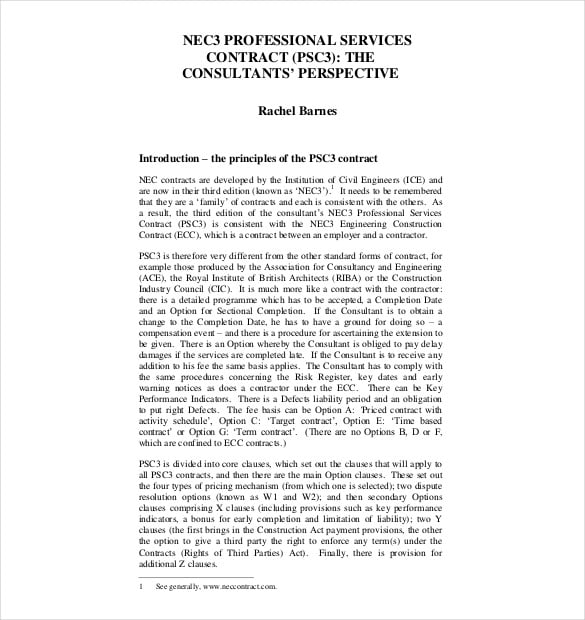 nec3-professional-services-agreement-