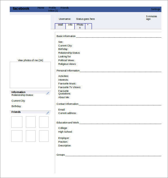 72+ Facebook Templates DOC, PDF, PSD, PPT