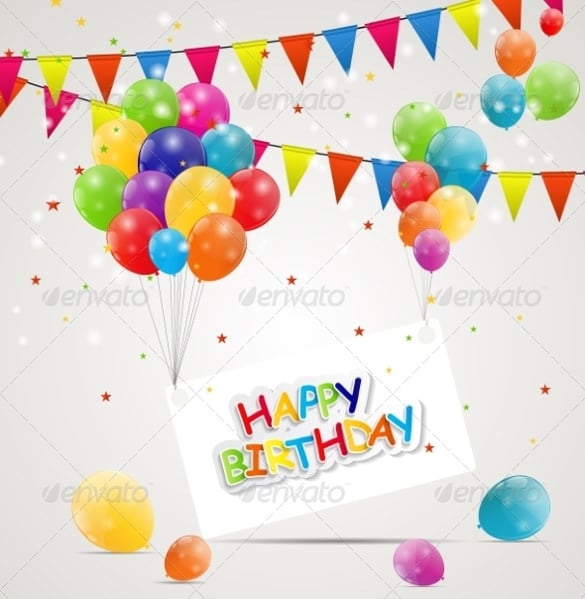 birthday card template for kids