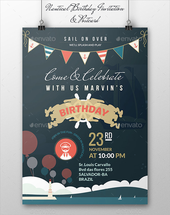 Download Template Birthday Invitations 10