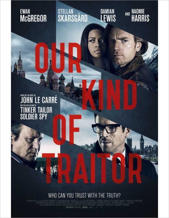 our kind of traitor movie poster template