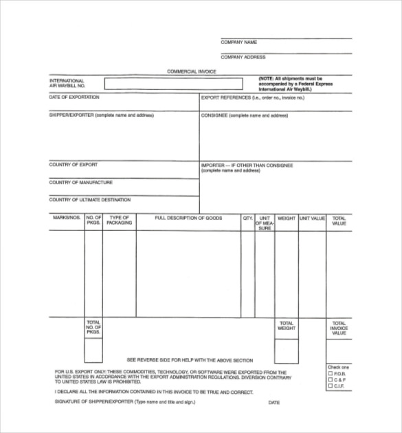 Invoice Format Template - 53+ Free Word, PDF Documents Download