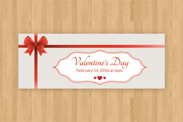 valentine event ticket template psd format download