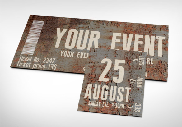 115 ticket templates word excel pdf psd eps free premium