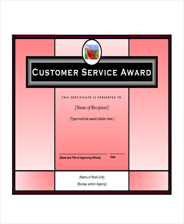 Service Award Template - 8+ Word, Excel, PDF Documents Download